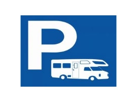 Cartello parcheggio camper